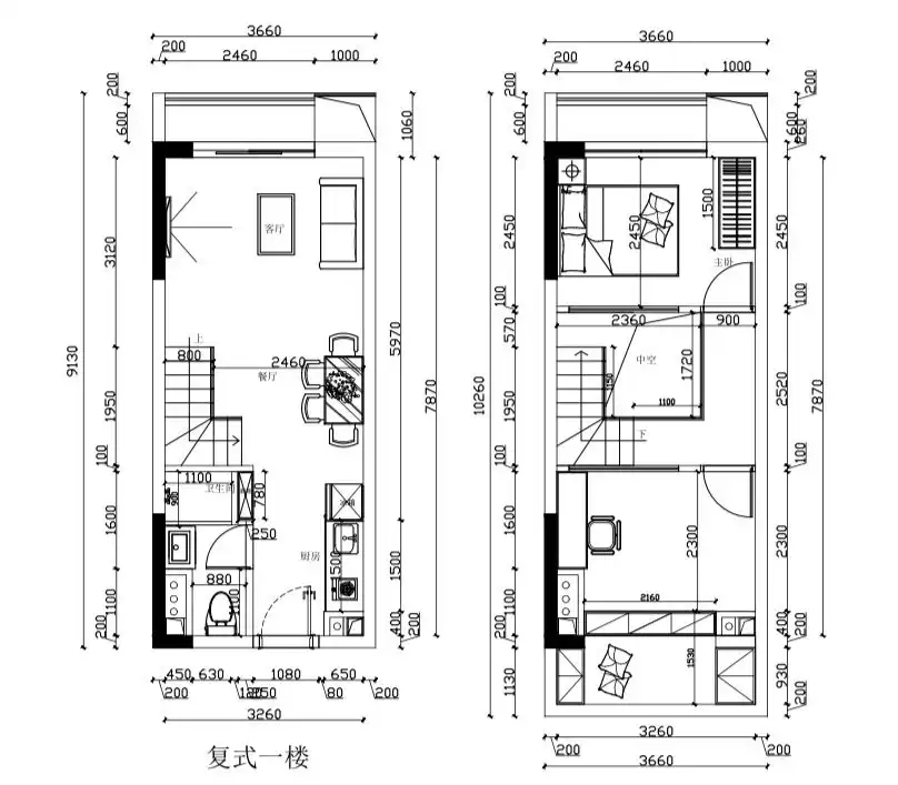 整租·广州国际空港中心·2室1厅
