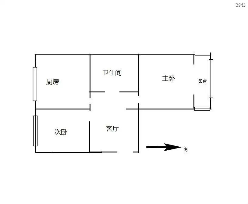 整租·兴昌佳苑·1室1厅