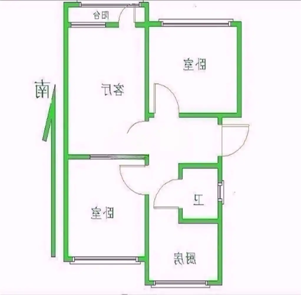 整租·科技新村住宅楼·2室1厅